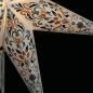Preview: KISAAN white - Foldable glowing star, paper poinsettia with 7 points, 60 cm