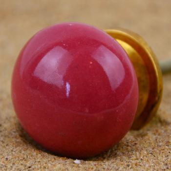 Ceramik- knob red ball