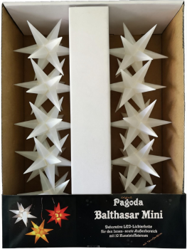 Balthasar Mini ,10 er SET weiß mit Timer