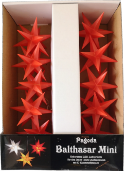 Balthasar Mini , 10 er SET rot/orange mit Timer