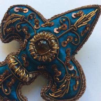 Preview: Baumhänger Lilie Petrol