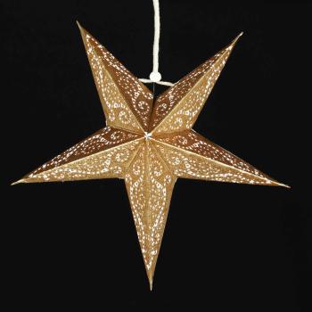 Mini Stern  Mandala Gold/Glitter
