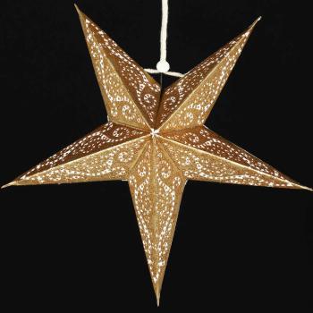 Mini Stern  Mandala Gold/Glitter