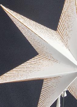 Preview: Mini Star  Melchior white/Goldglitter