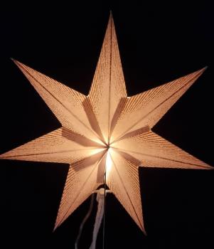 Preview: Mini Star  Melchior white/Goldglitter