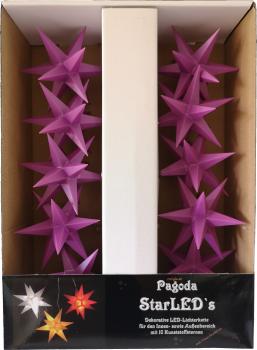 STARLED 10 er SET lila / Timer