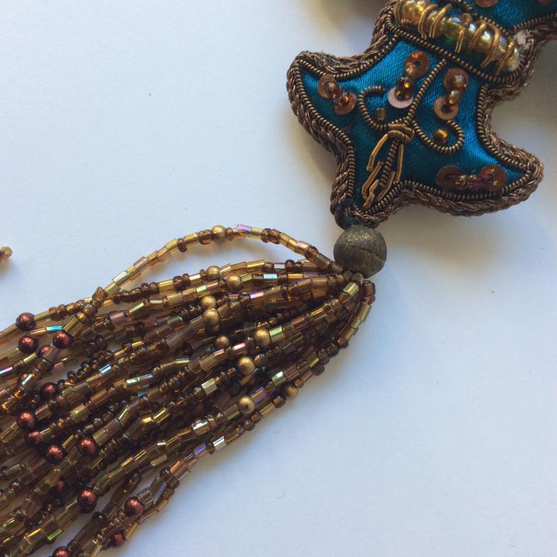 Baumhänger Lilie Petrol