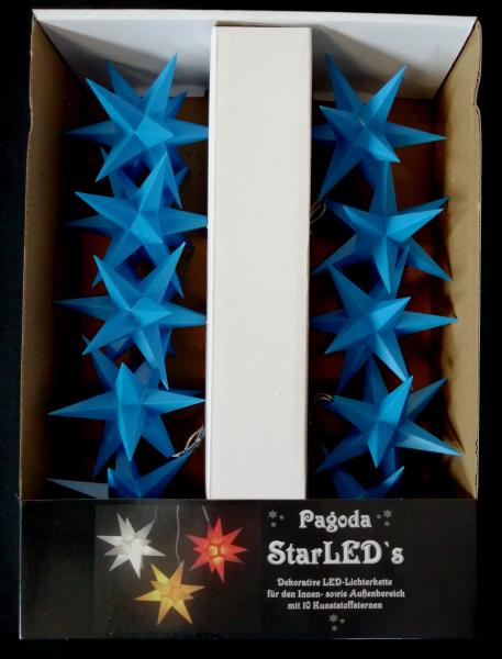 STARLED 10 er SET blau / Timer
